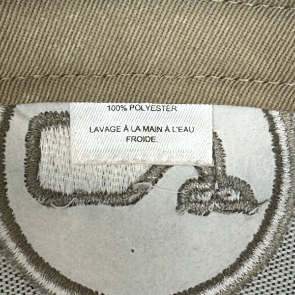 NEW Vineyard Vines Camo Whale Dot Performance Trucker Hat Khaki One Size NWOT - Picture 9 of 10